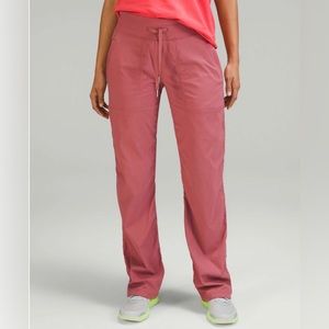 Lululemon dance studio mid rise pants in salmon color size 10 - like new!